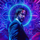 Keanu Reeves in a poster for John Wick: Chapter 3--Parabellum.